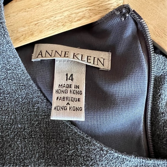 Anne Klein NWT Women’s Bodysuit Top Size 14 Grey TOP ONLY/Was A Two Piece - Picture 2 of 10